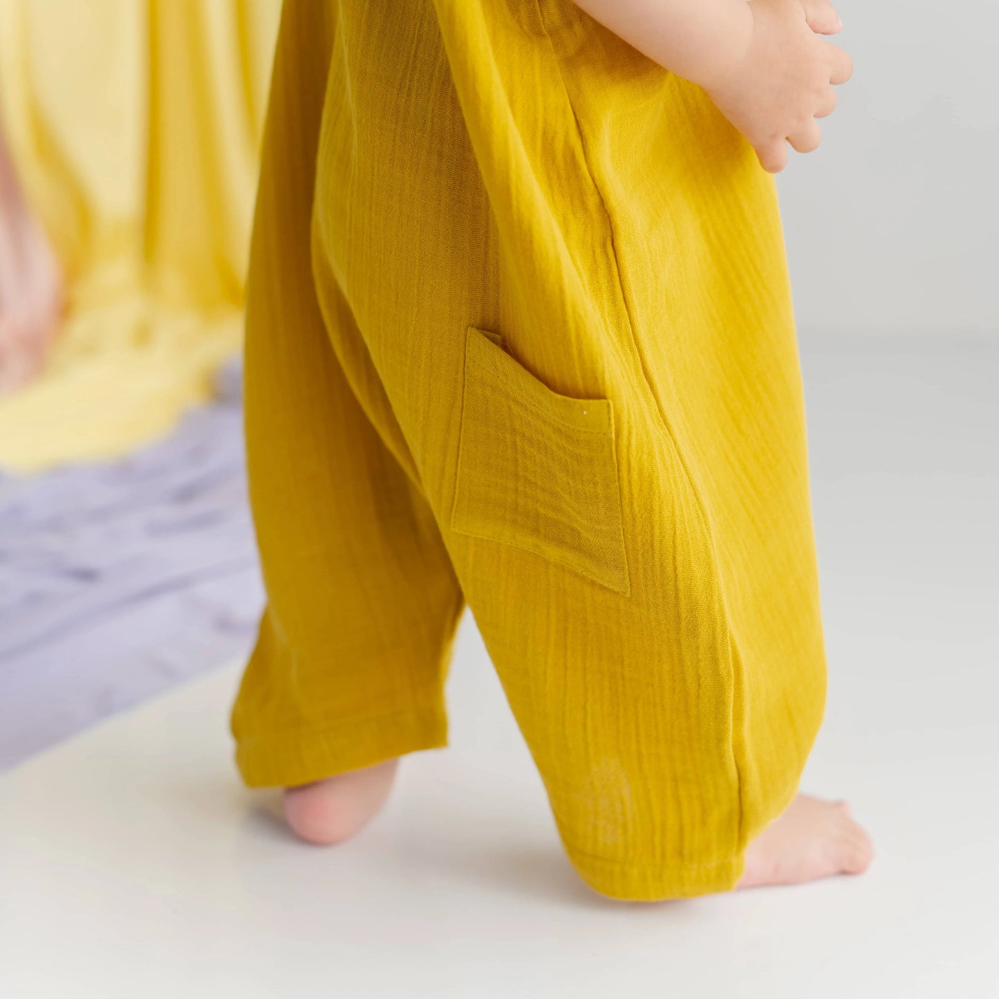 Hardal Pamuk Müslin Tulum