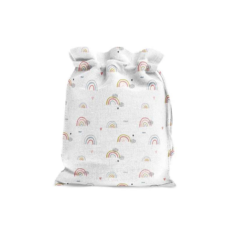 Gökkuşağı Pamuk Müslin Kese