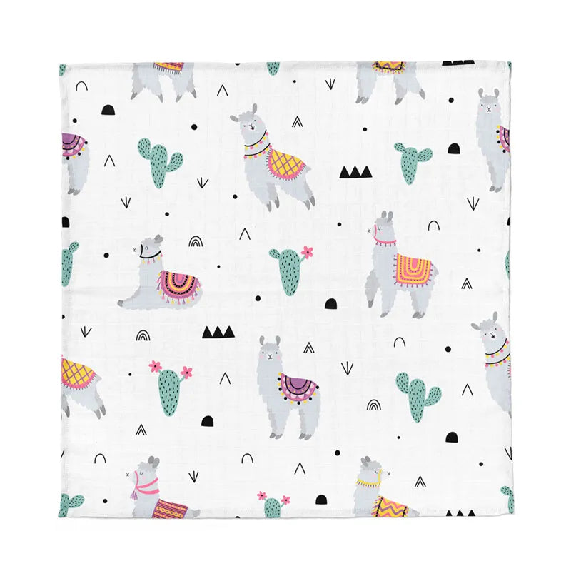 Lama Pamuk Müslin Ağız Mendili