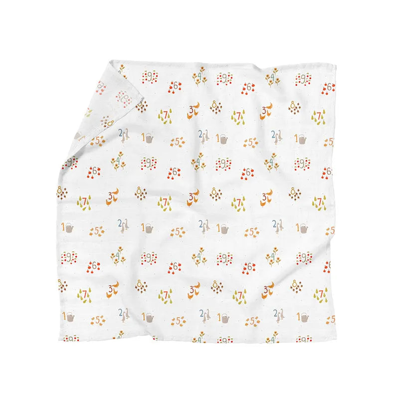 Sayılar Pamuk Müslin Örtü