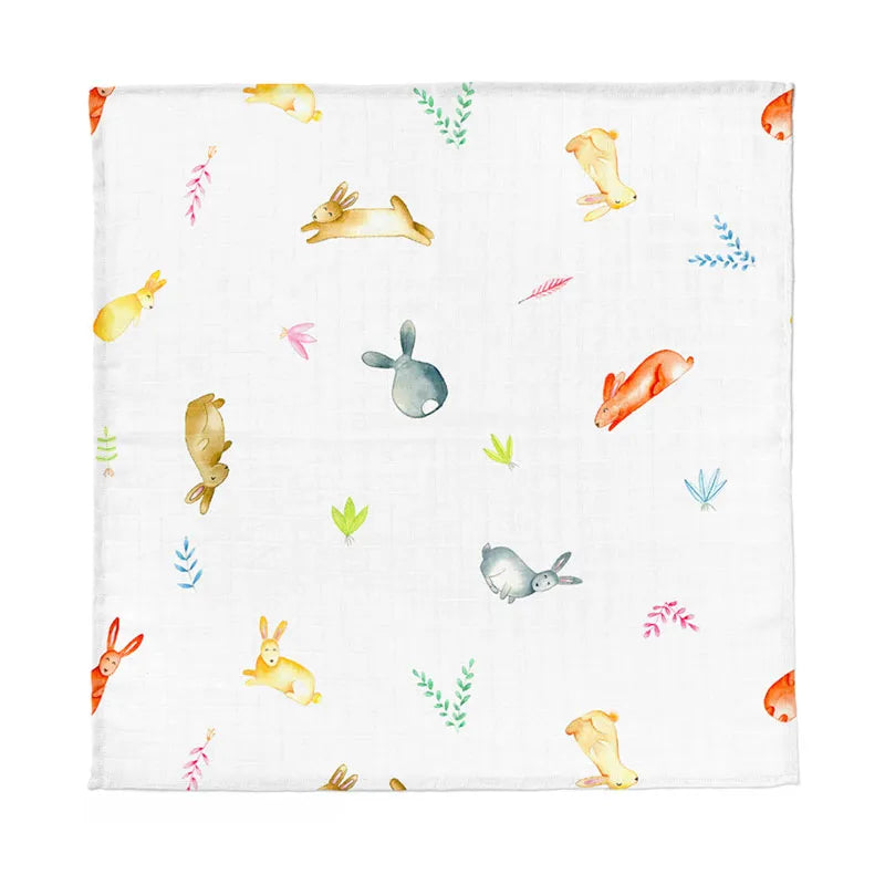 Tavşan Çiftliği Pamuk Müslin Ağız Mendili
