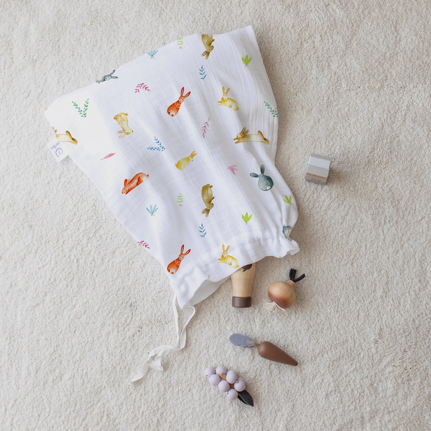 Tavşan Çiftliği Pamuk Müslin Kese