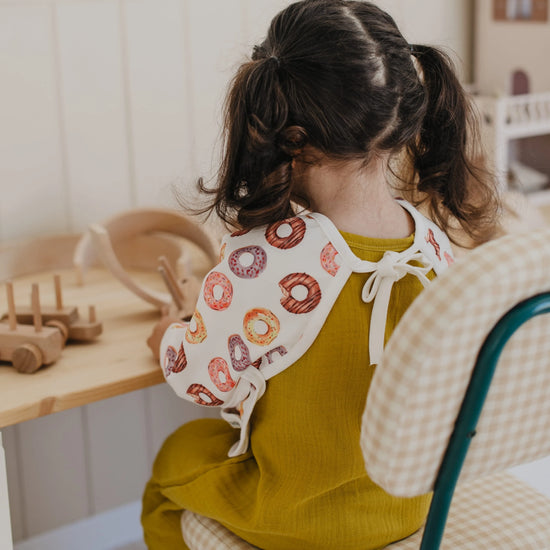 Avokado Su Geçirmez Uzun Kollu Mama ve Aktivite Önlüğü
